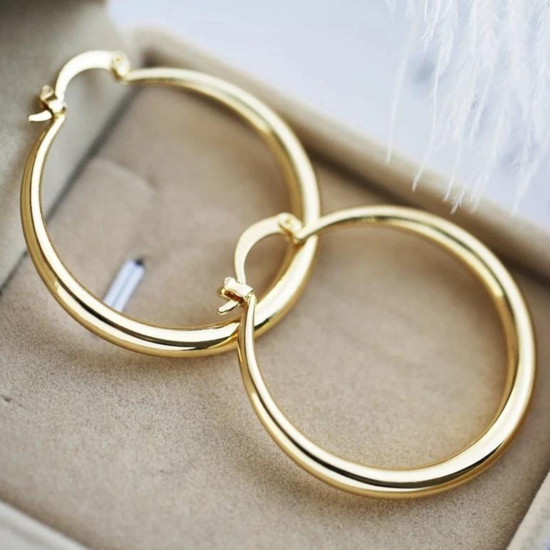 Dolores - Boucles d’oreilles dorées élégantes et remarquables