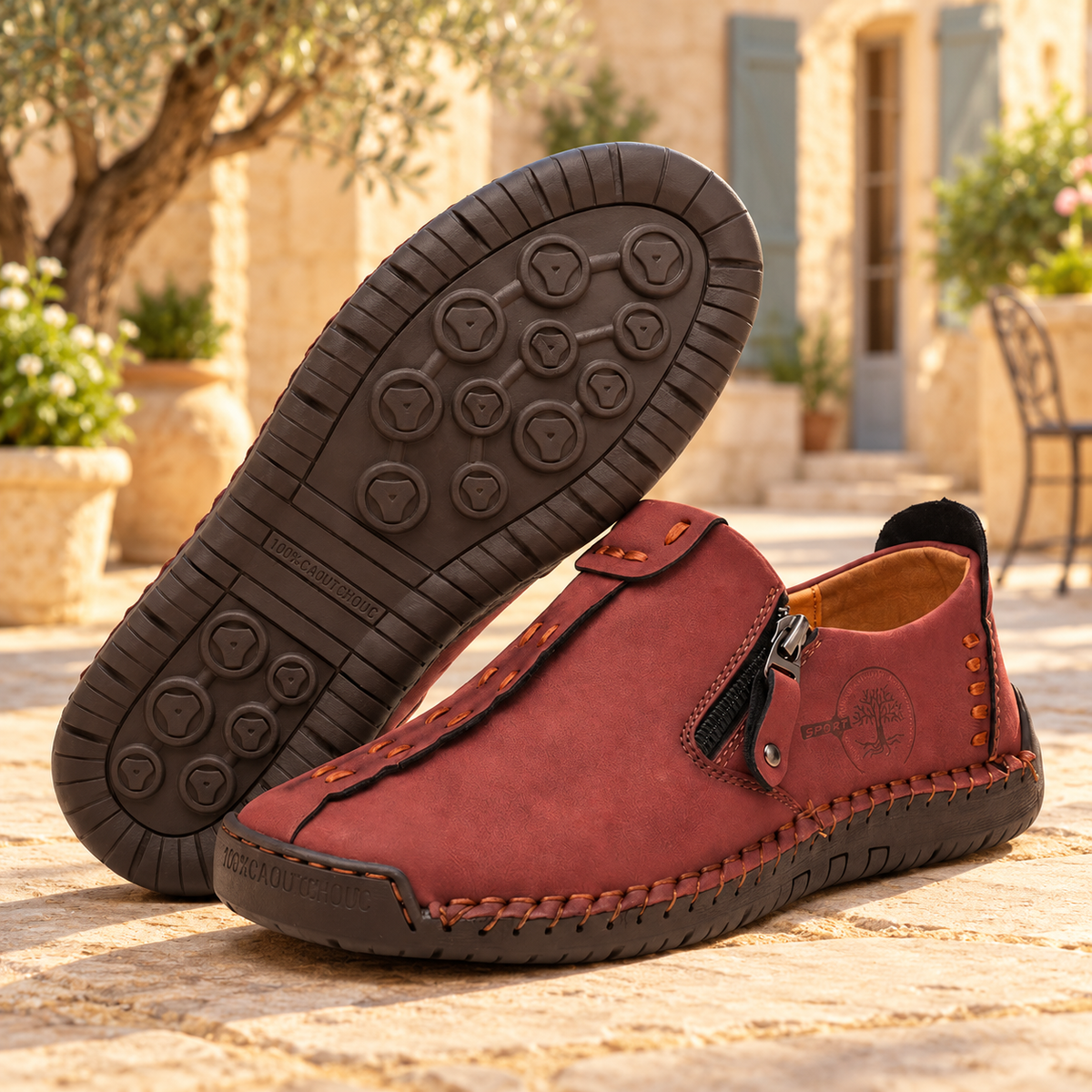 Ysoline | Mocassins orthopédiques à fermeture zippée