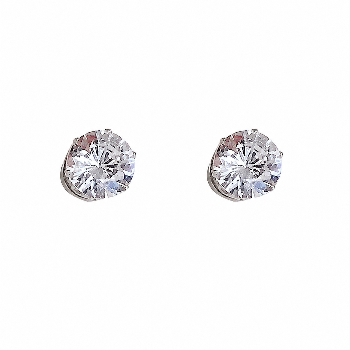 Casilda - Élégantes boucles d’oreilles à clip en or blanc