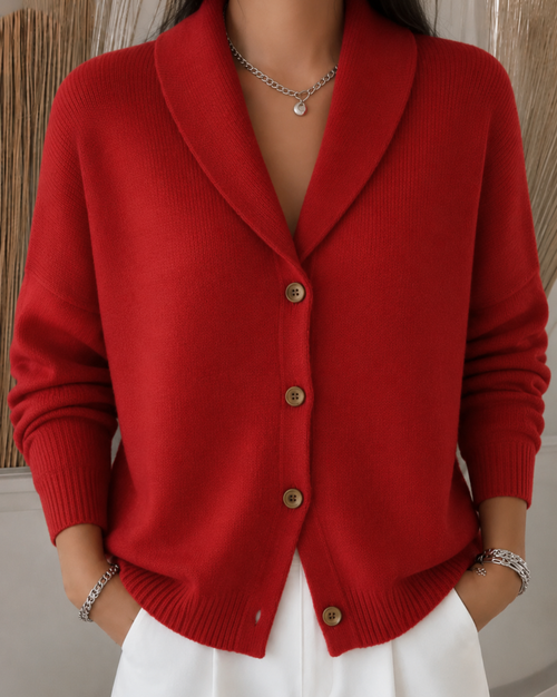 Adélie | Cardigan à col et boutons