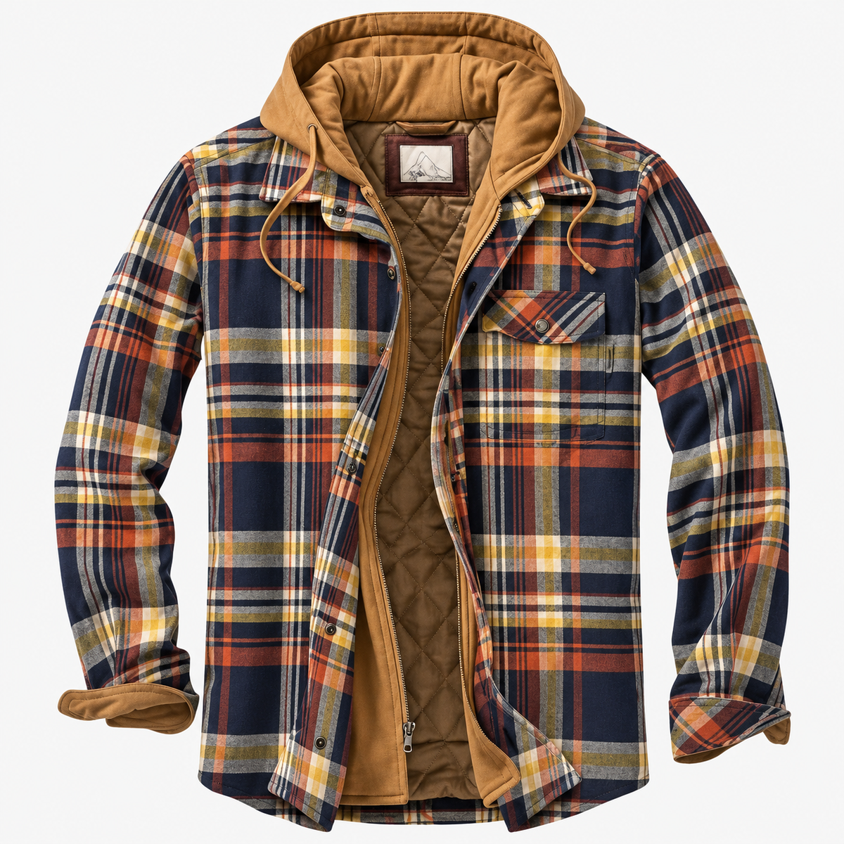 Romuald | Surchemise patchwork à capuche