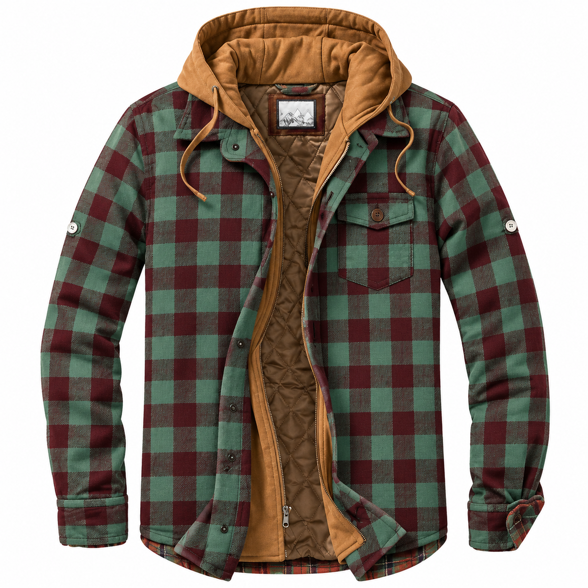Romuald | Surchemise patchwork à capuche