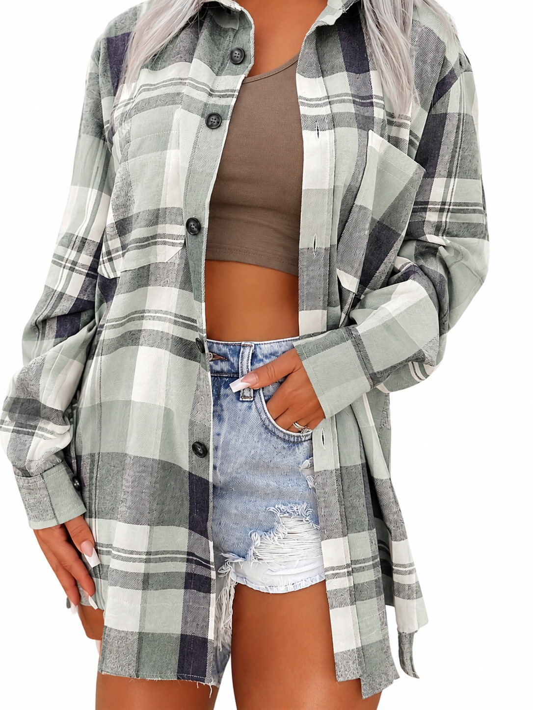 Sabine | Élégante chemise d’été à manches longues pour femme