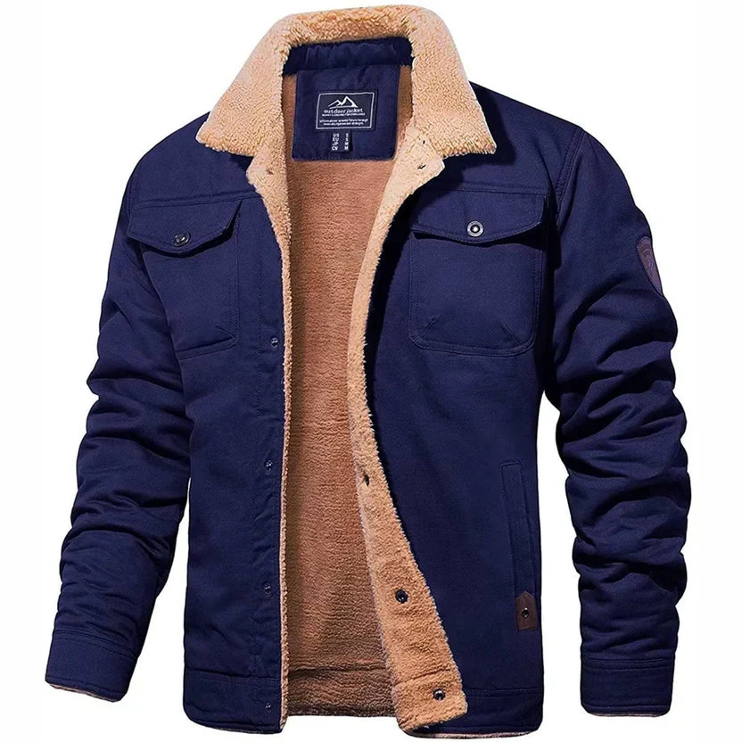 Aurèle | Blouson bomber à col douillet