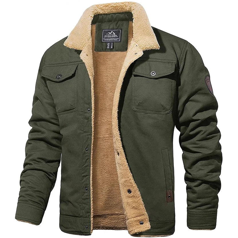 Aurèle | Blouson bomber à col douillet
