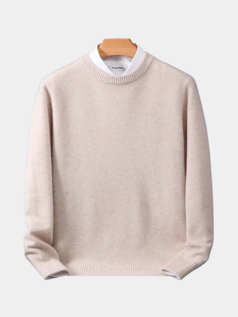 Frédéric | Pull Col Rond Maille Douce Marcel