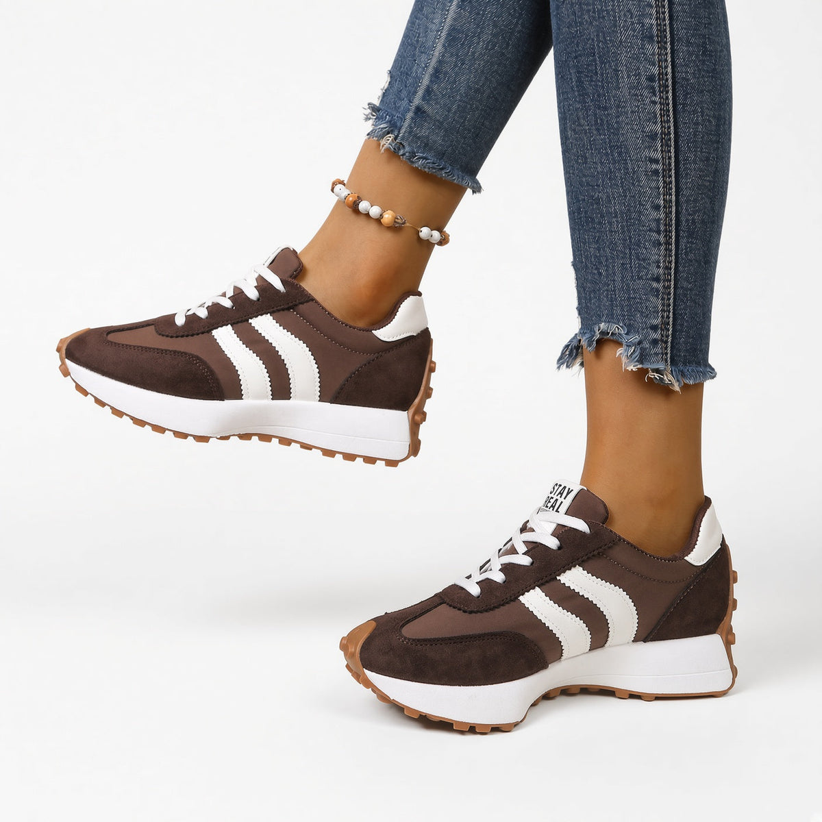 Odette | Basket rétro à lacets