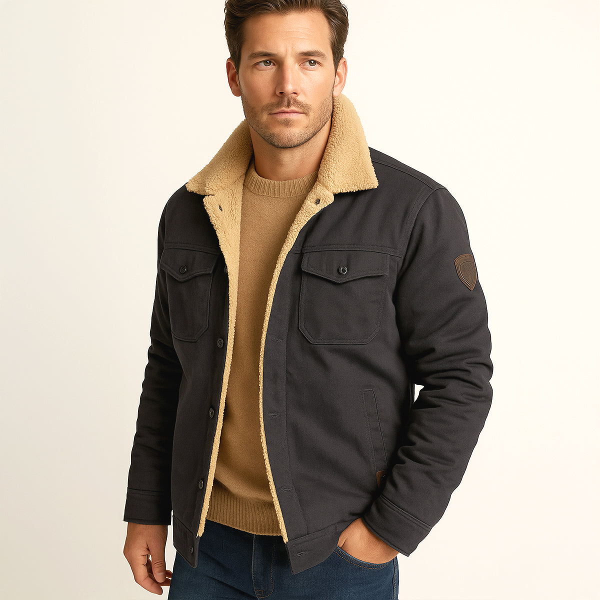 Abel | Manteau doublé de polaire