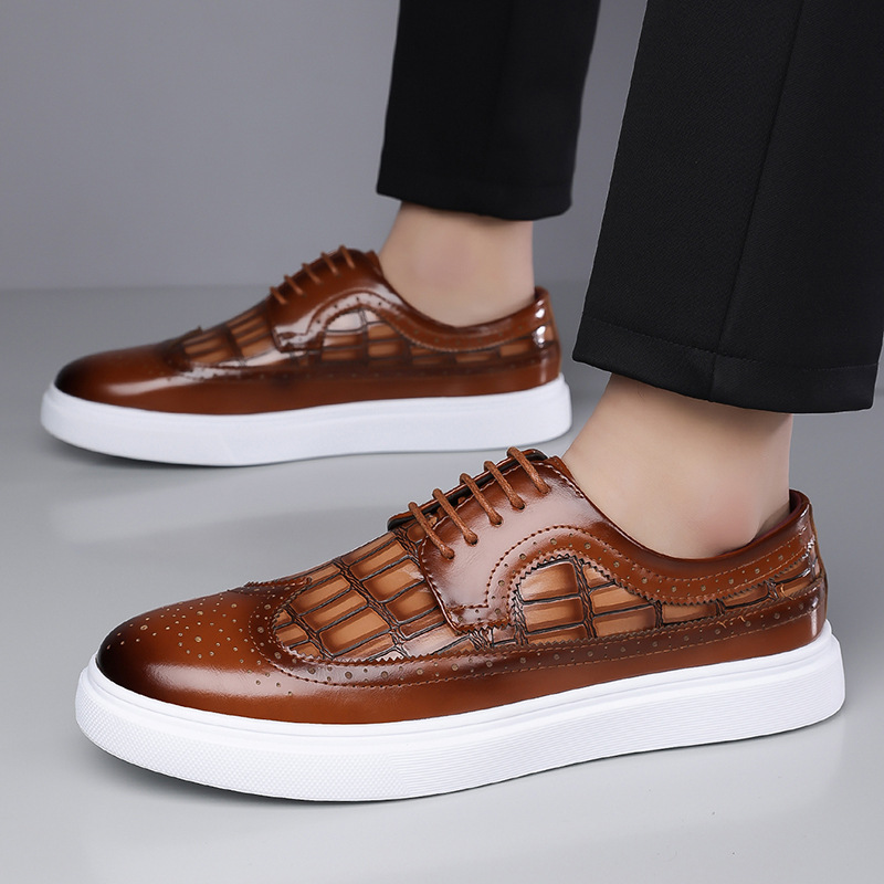 Louis-Marie | Sneaker brogue à l'allure habillée