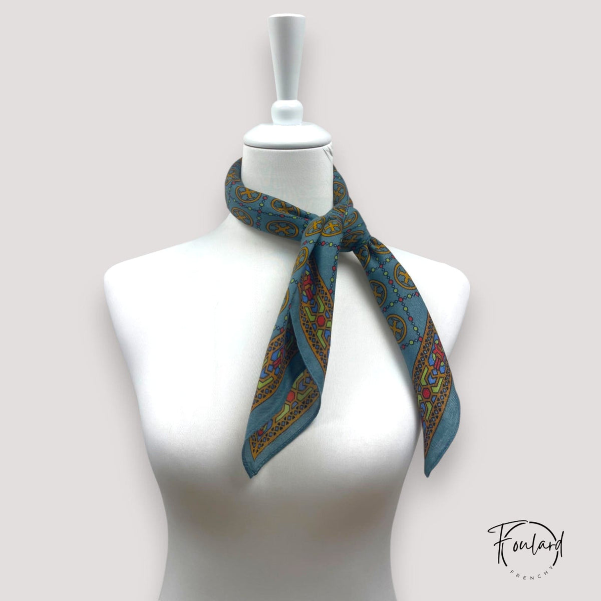 Capucine | Foulard carré inspiration orientale