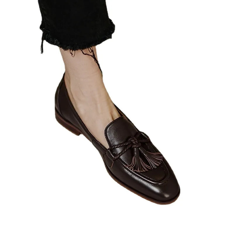 Anouk | Mocassins rétro à pampille