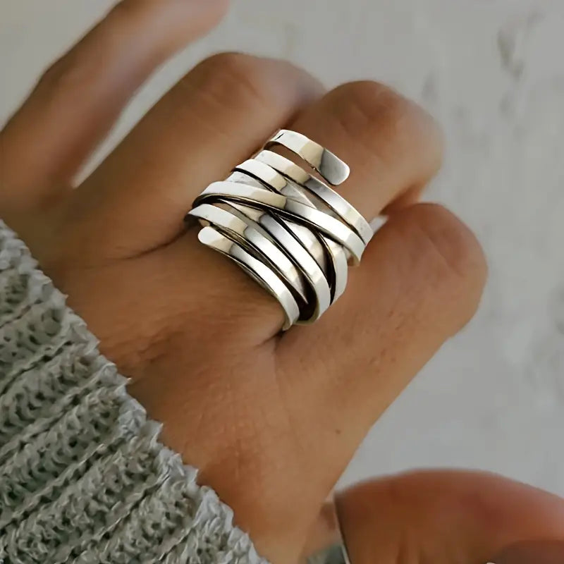 Teresa - Élégante Bague Vintage en Argent