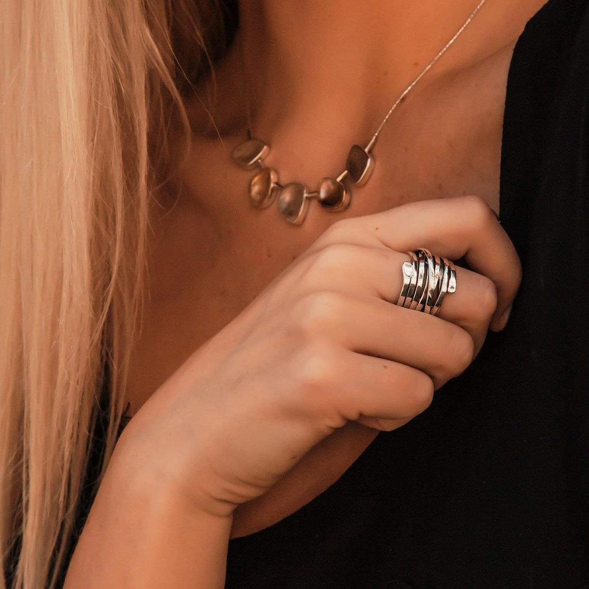 Teresa - Élégante Bague Vintage en Argent