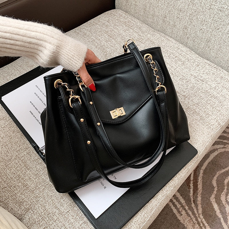 Vanina | Grand sac bandoulière minimaliste