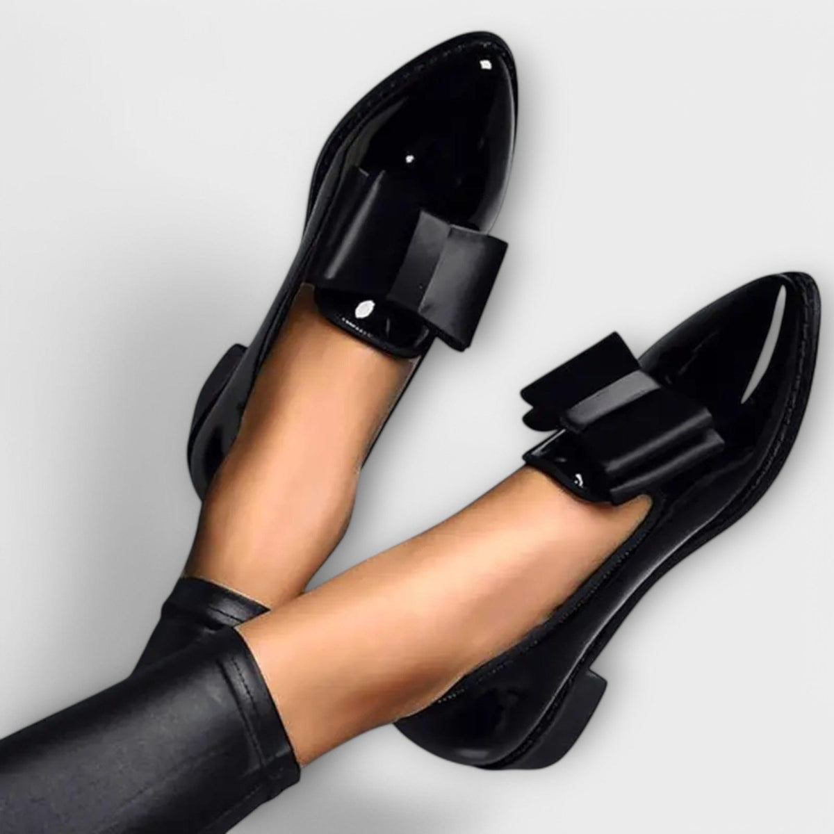 Rosemonde | Mocassin verni à nœud