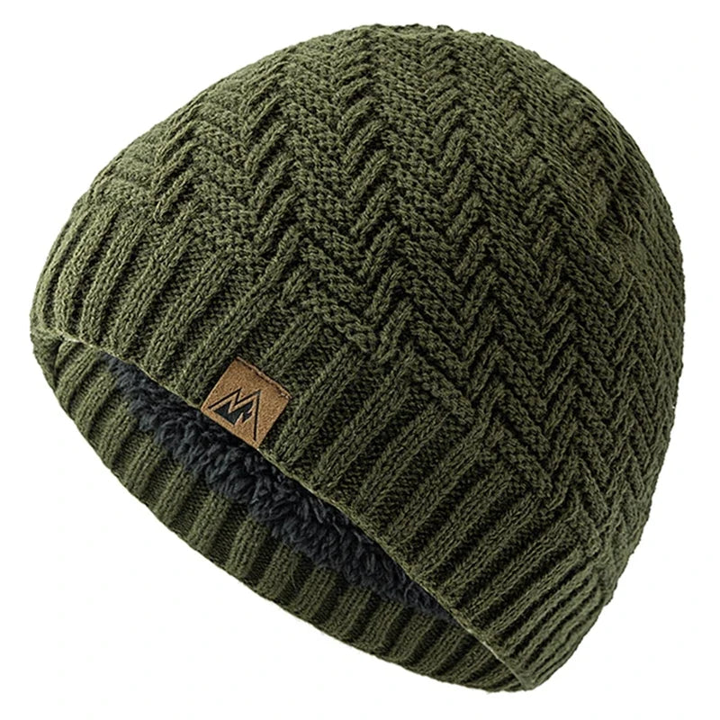 Yvon | Bonnet doublé en maille chaude