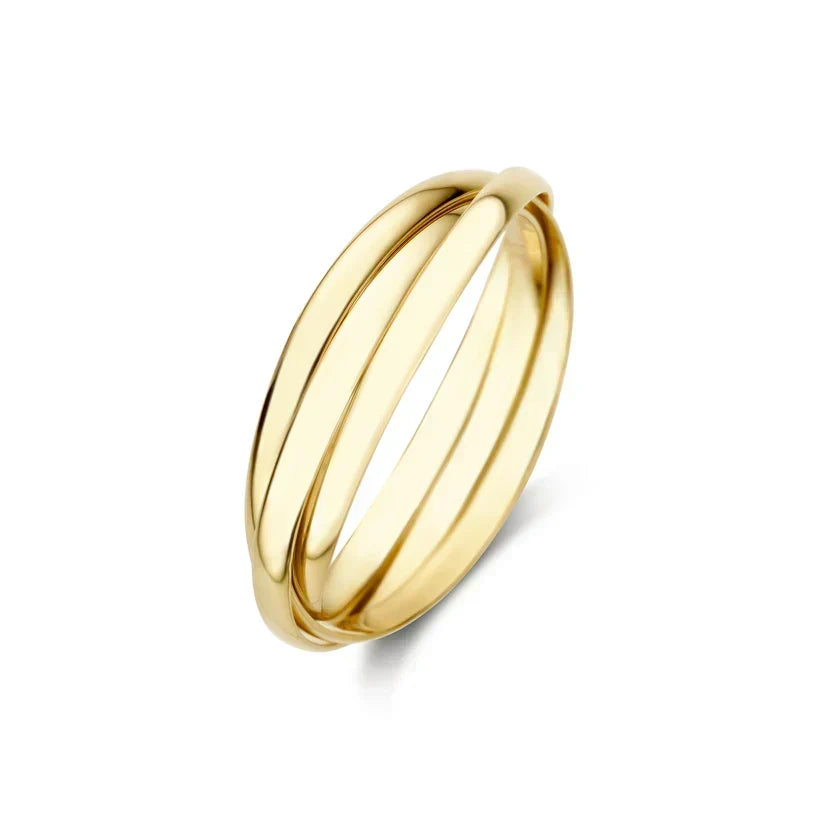 Adriana - Bague dorée élégante