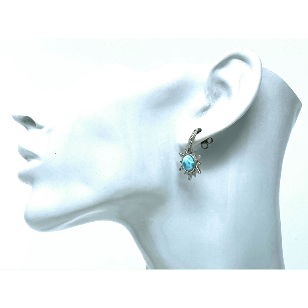 Kiara | Soleil en larimar et zircon