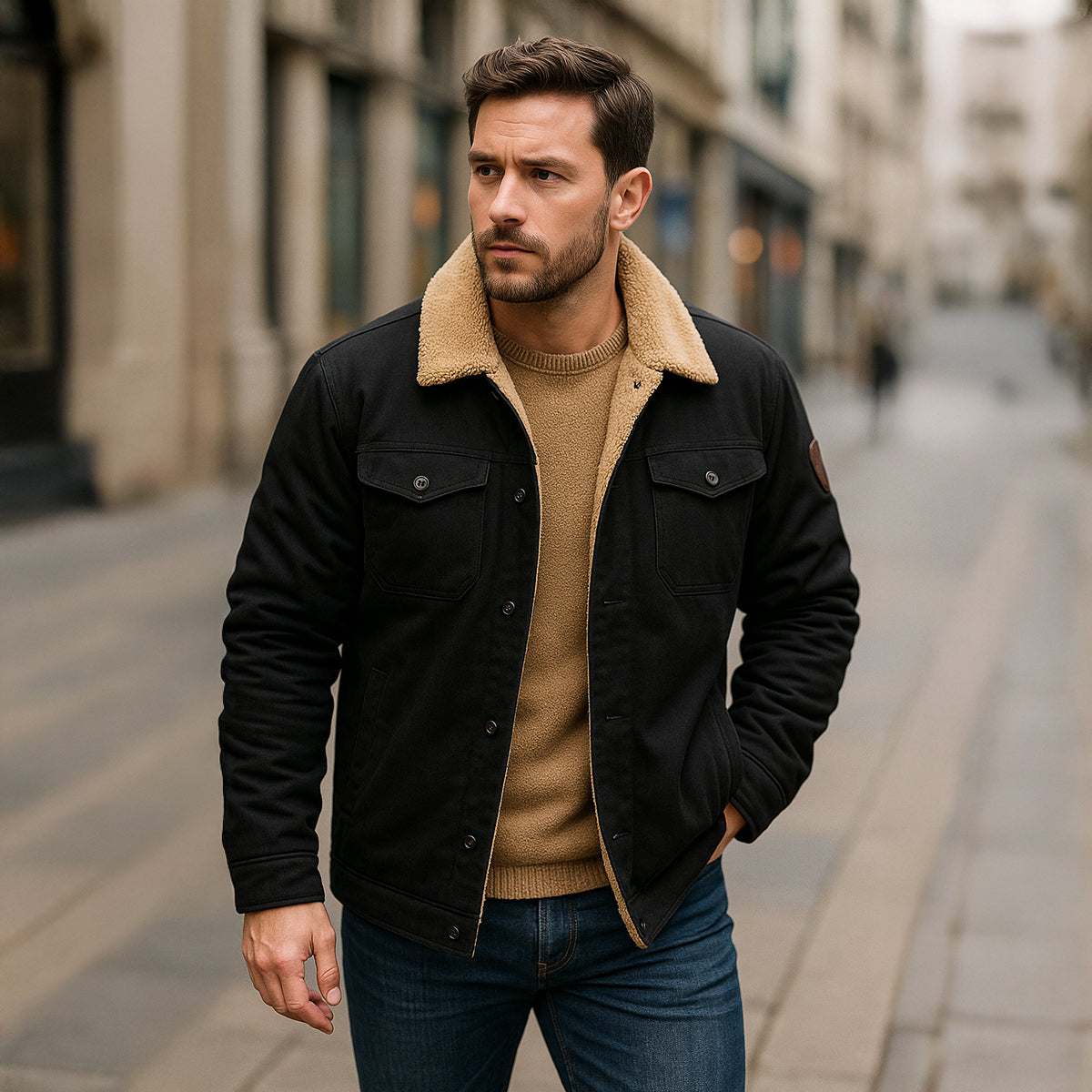 Abel | Manteau doublé de polaire