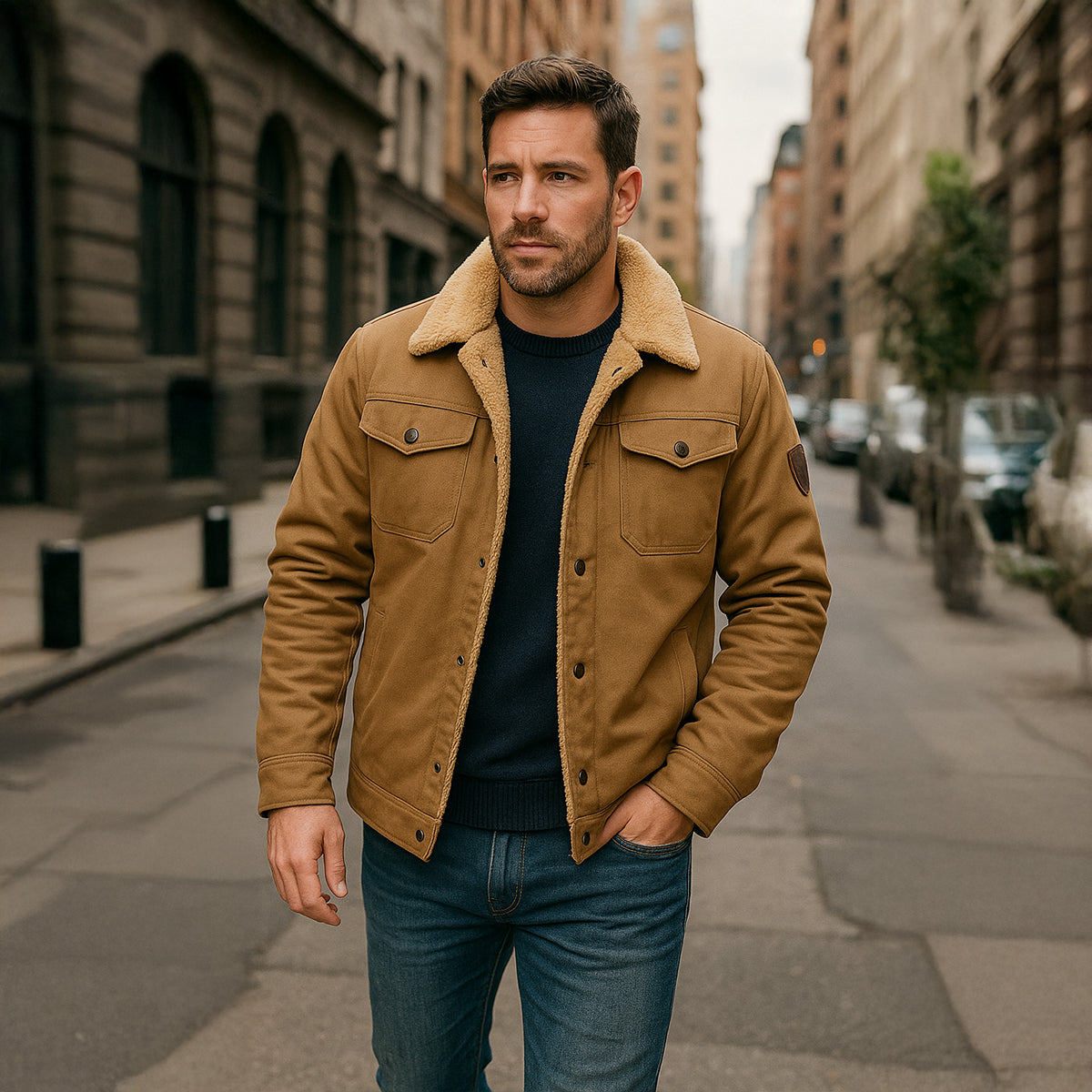 Abel | Manteau doublé de polaire