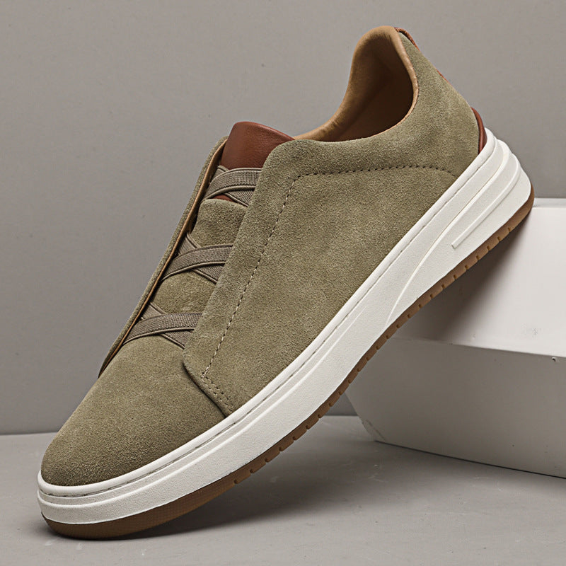 Hugo | Chaussures sans lacets en daim pour homme