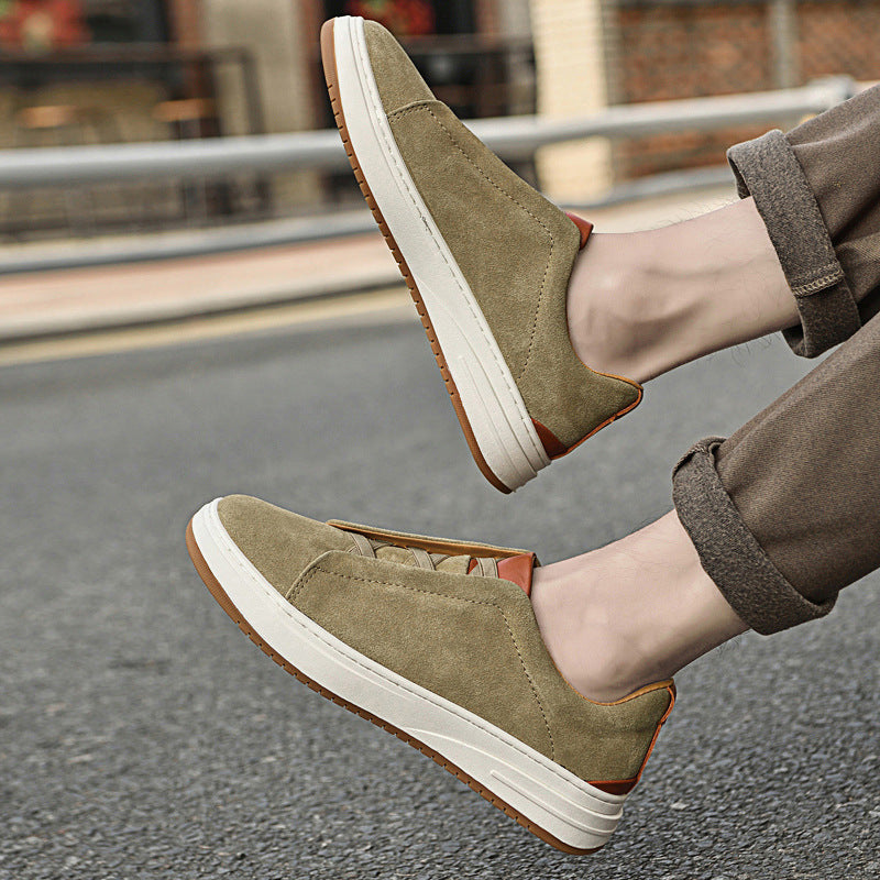 Hugo | Chaussures sans lacets en daim pour homme