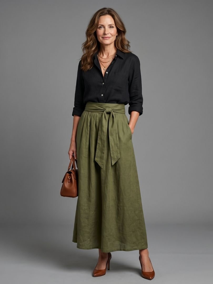 Josiane | Ensemble de deux pièces Blouse Vera