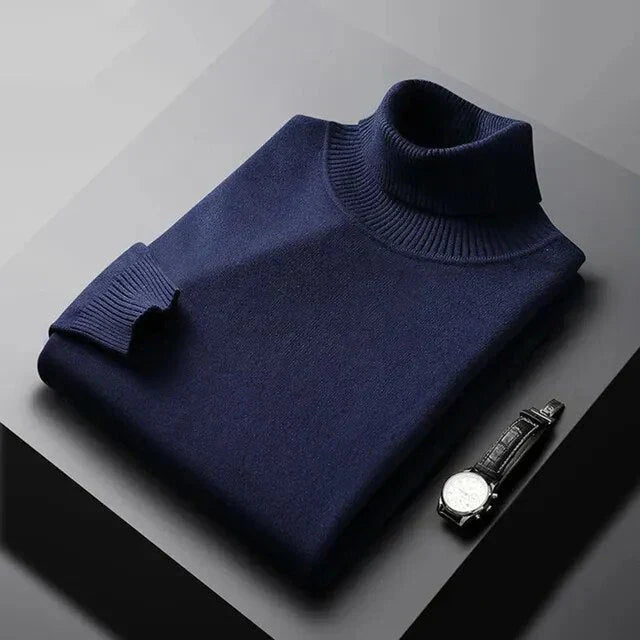 Bernard | Pull en maille à col roulé pour homme