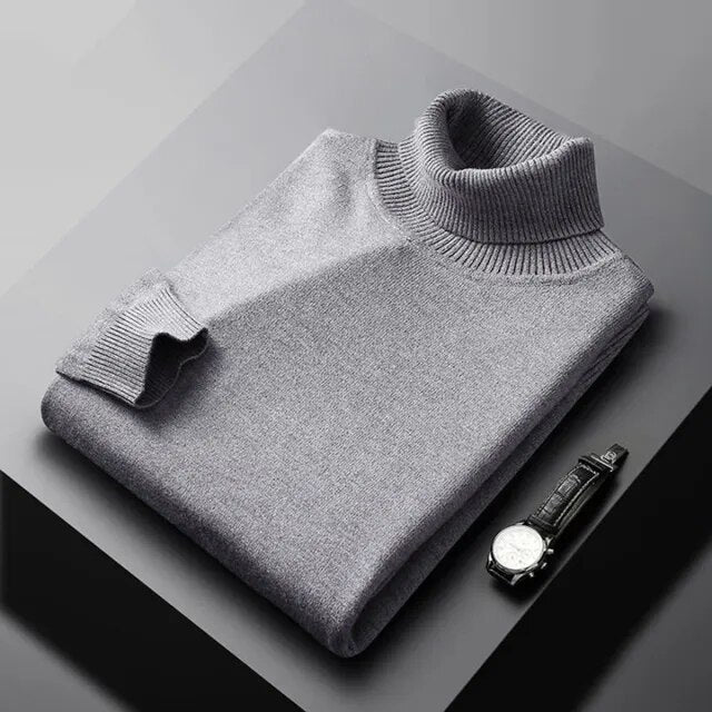 Bernard | Pull en maille à col roulé pour homme