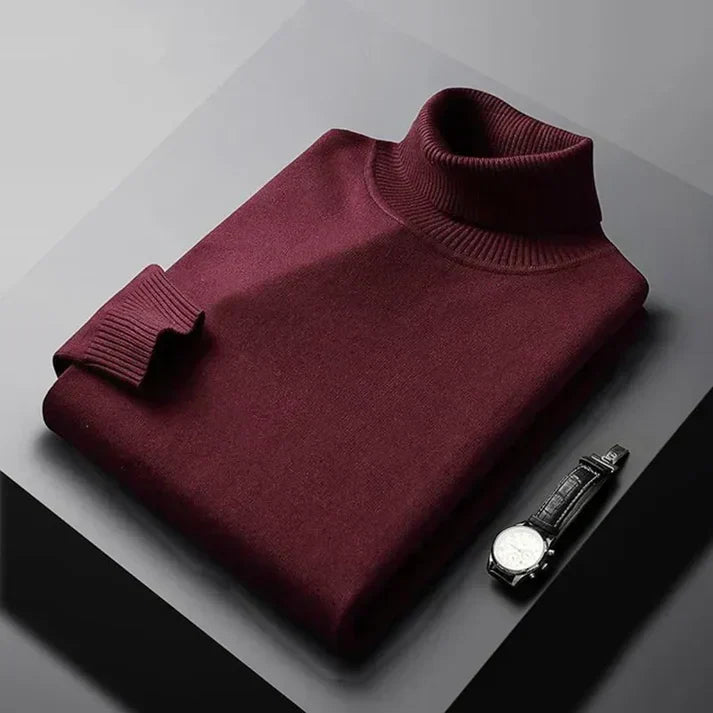 Bernard | Pull en maille à col roulé pour homme