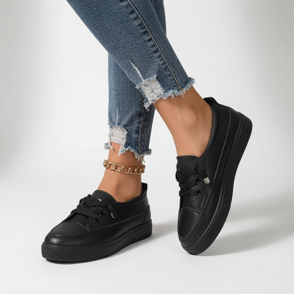 Ophélie | Basket épurée à lacets