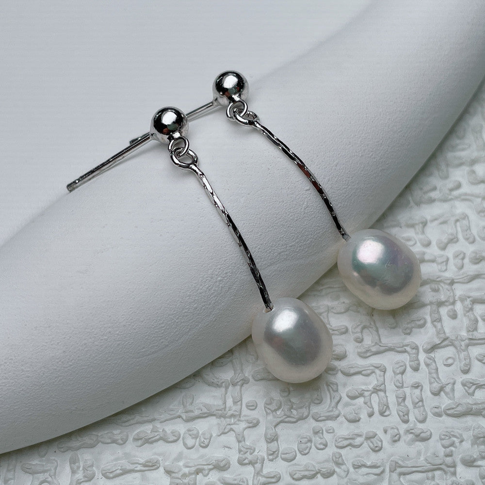 Boucles d'oreilles en perles élégantes