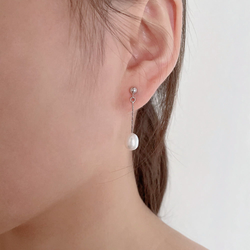 Boucles d'oreilles en perles élégantes