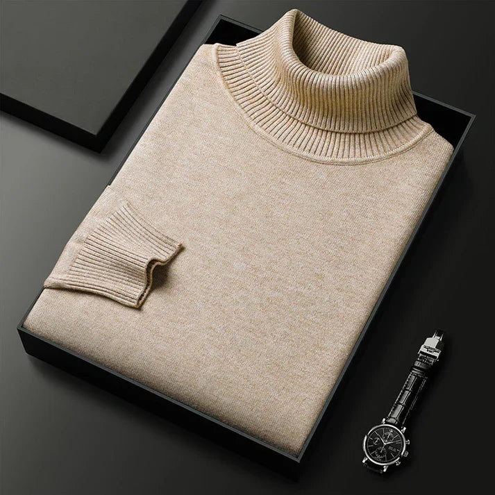 Bernard | Pull en maille à col roulé pour homme