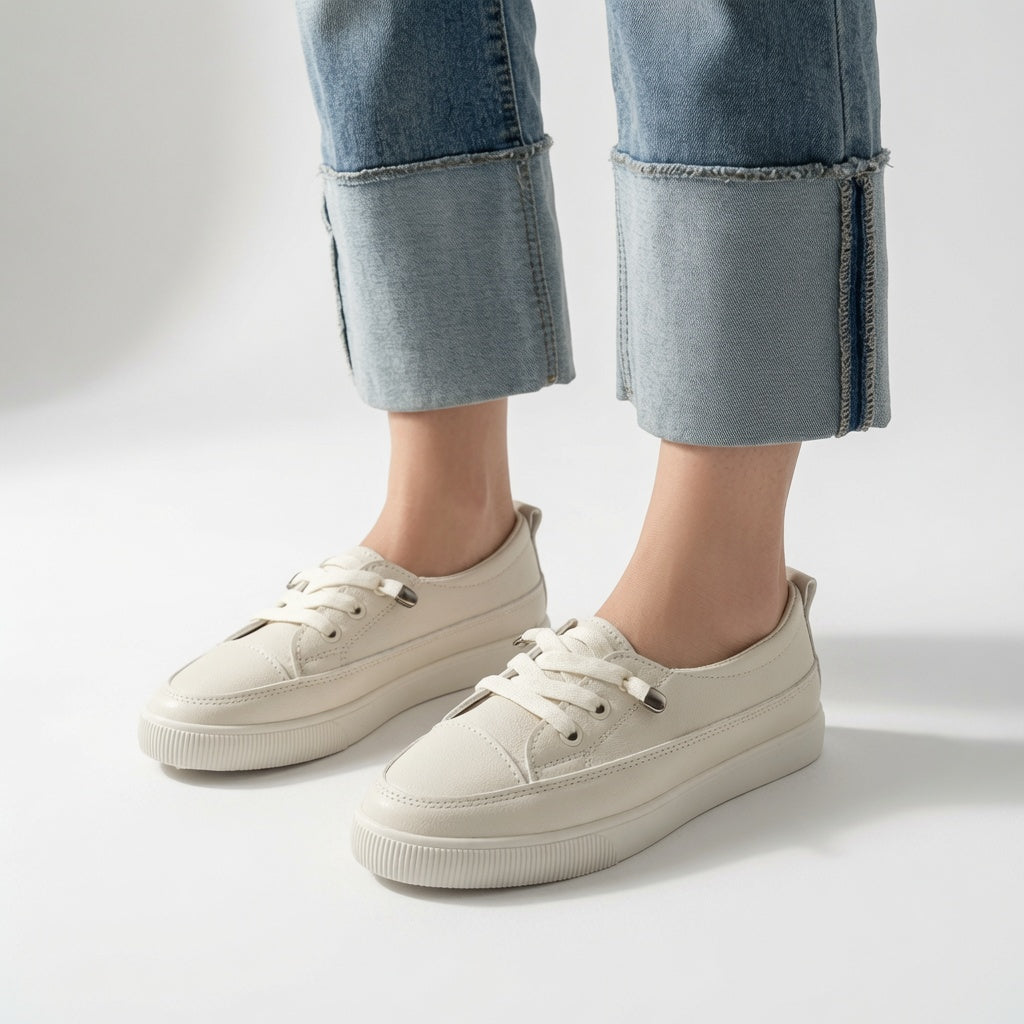 Ophélie | Basket épurée à lacets