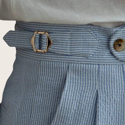 Hugolin | Pantalon à fines rayures