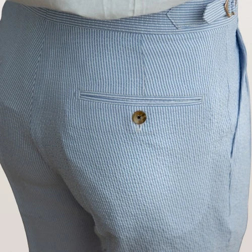 Hugolin | Pantalon à fines rayures