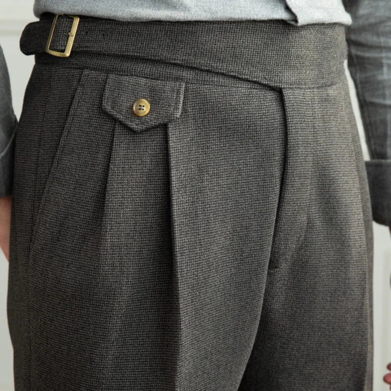 Hélier | Pantalon rétro à coupe nette
