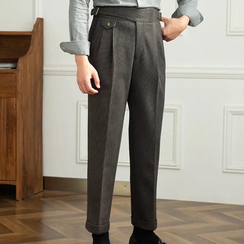 Hélier | Pantalon rétro à coupe nette