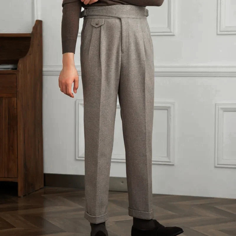 Hélier | Pantalon rétro à coupe nette