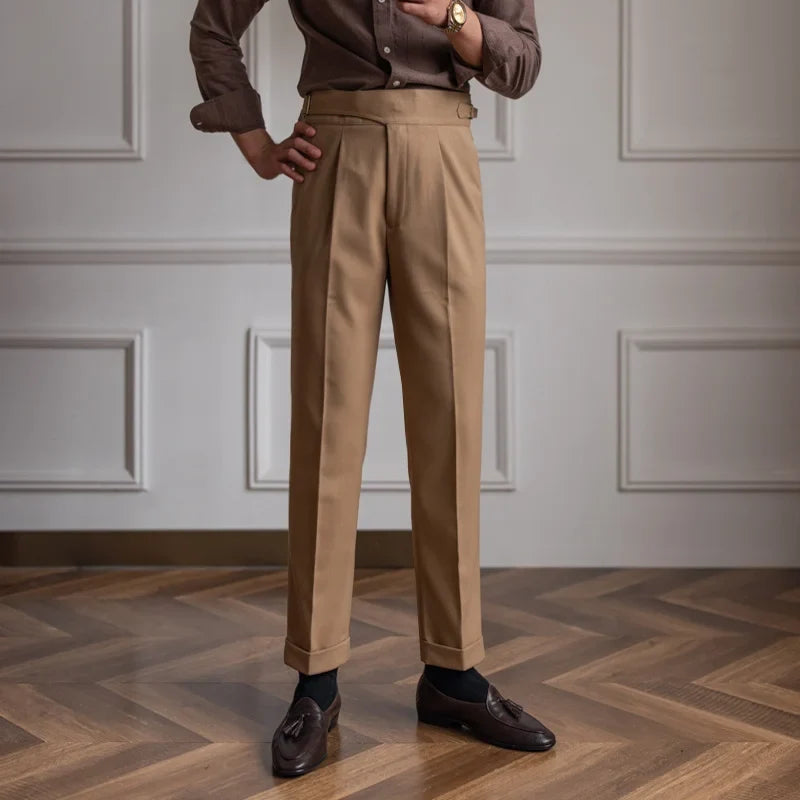 Herbert | Pantalon à pinces taille haute