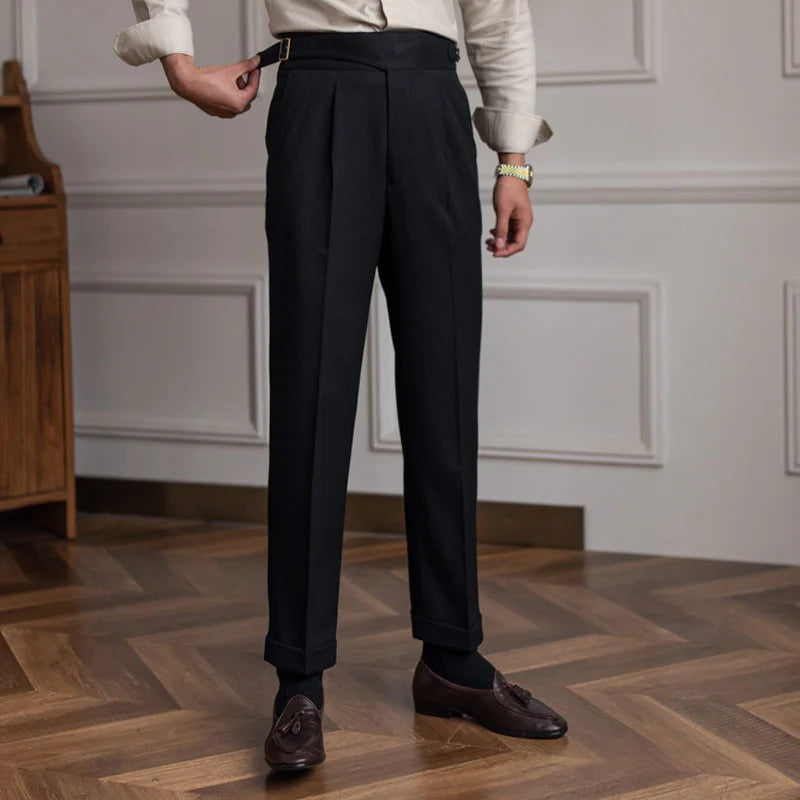 Herbert | Pantalon à pinces taille haute