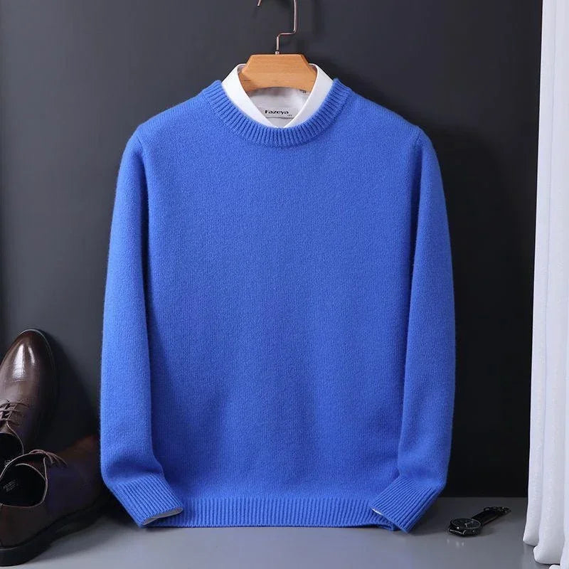 Frédéric | Pull Col Rond Maille Douce Marcel