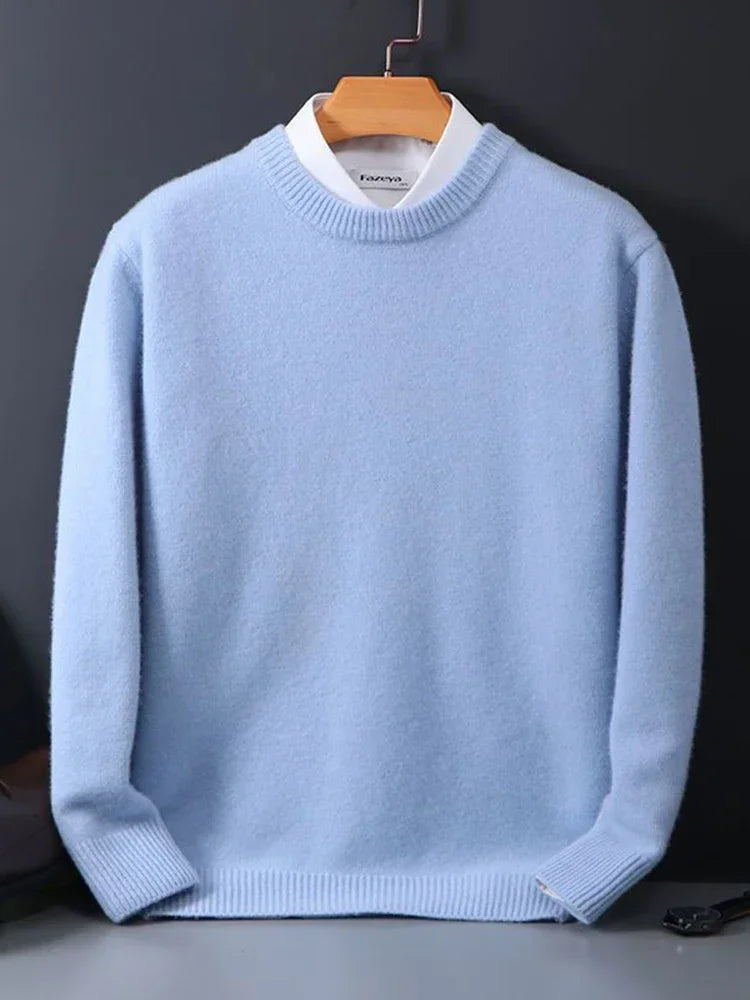 Frédéric | Pull Col Rond Maille Douce Marcel