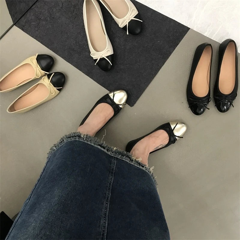 Colombe | Mocassins à nœud délicat