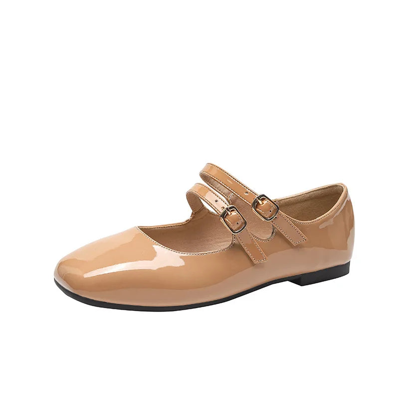 Violaine | Ballerines à bride et bout carré