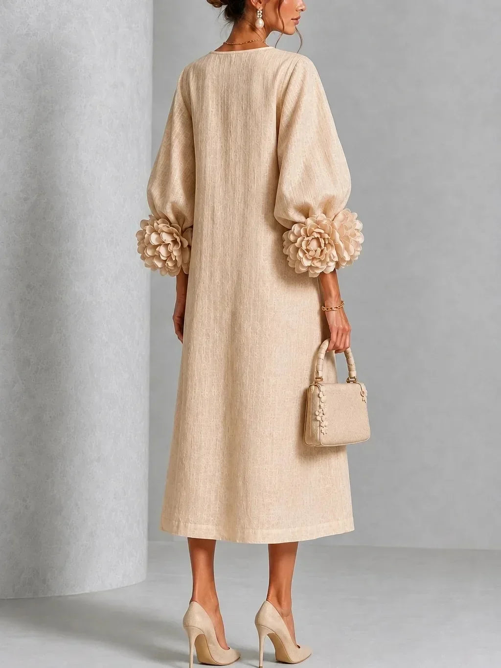 Apolline | Robe midi fleurie