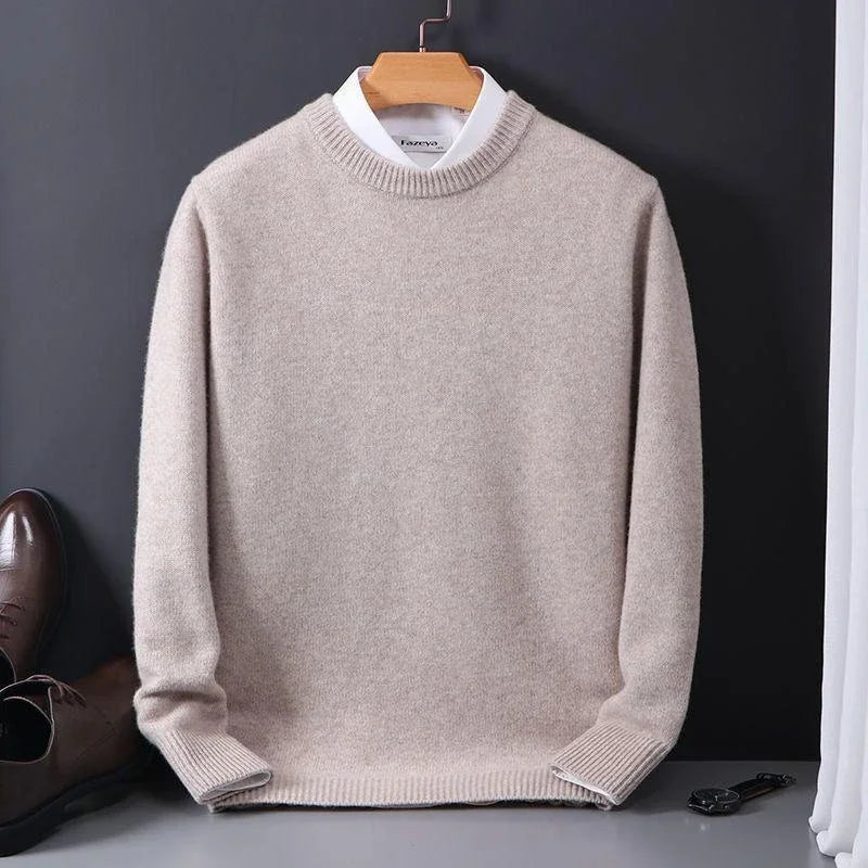Frédéric | Pull Col Rond Maille Douce Marcel
