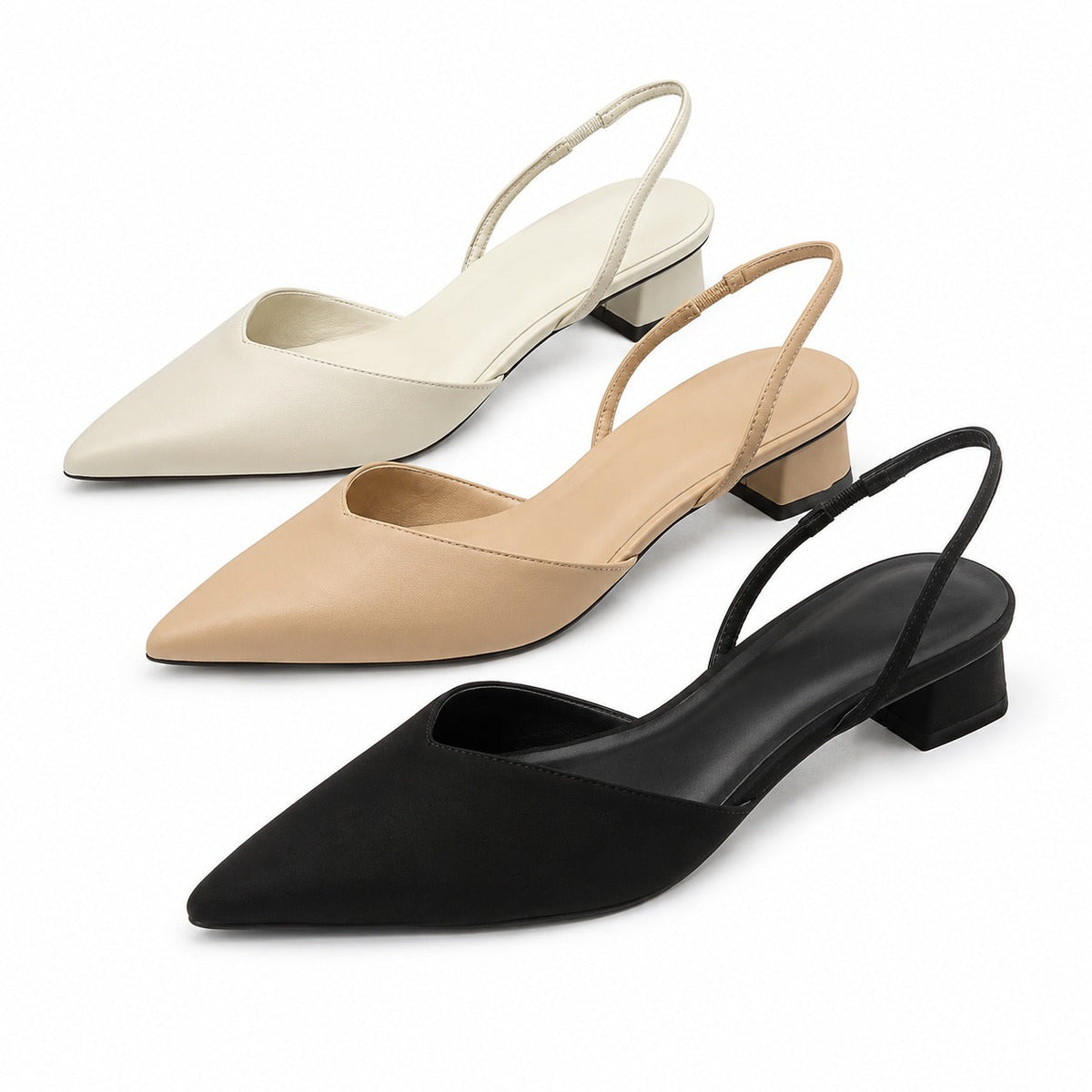 Thécla | Sandales pointues à talon carré