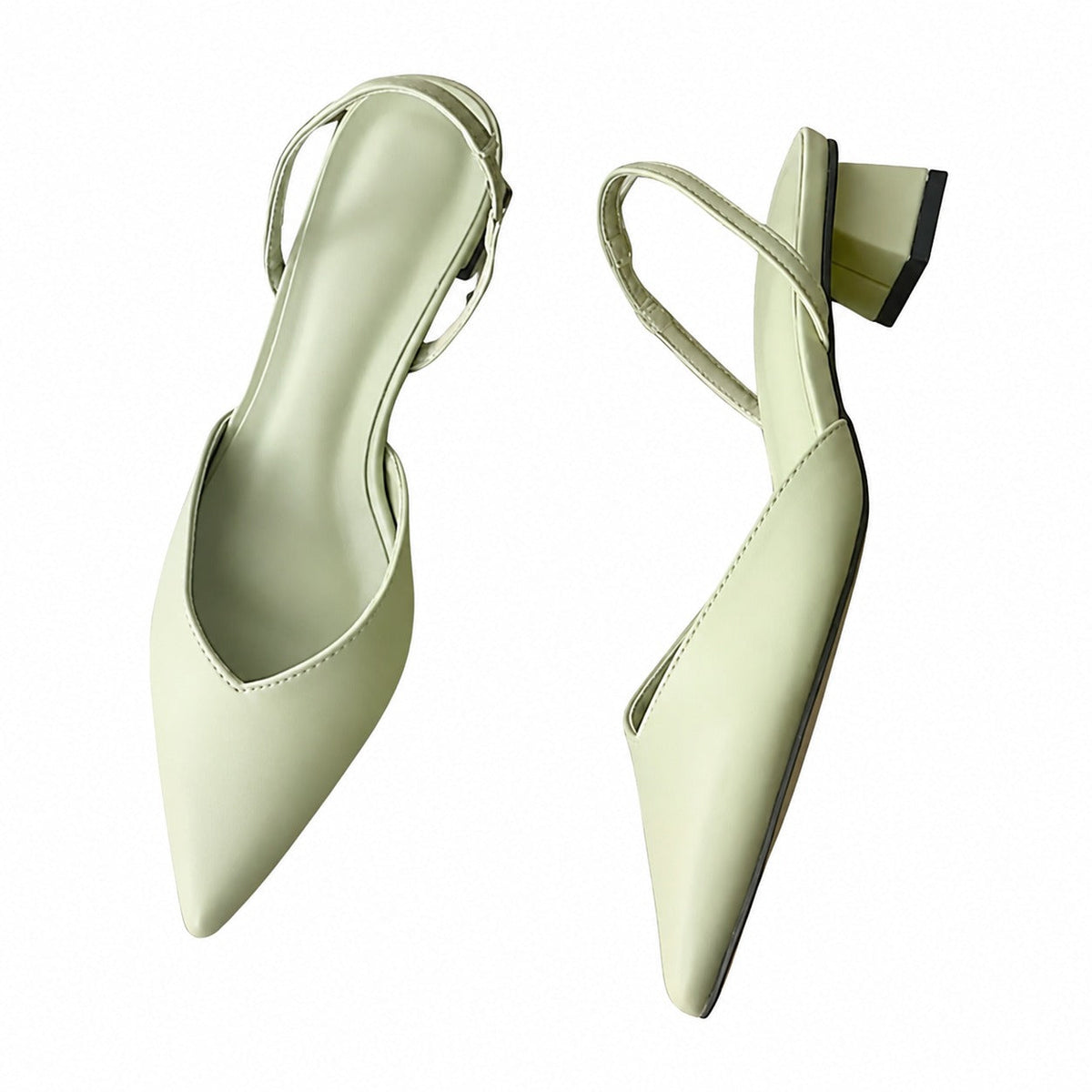 Thécla | Sandales pointues à talon carré